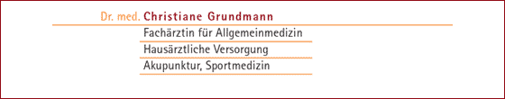 Grundmann Christiane Dr. med. in Bremen - Logo