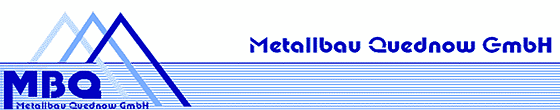 MBQ Metallbau Quednow GmbH in Magdeburg - Logo