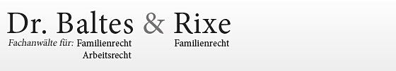 Baltes Joachim Dr. jur., Rixe Georg in Bielefeld - Logo
