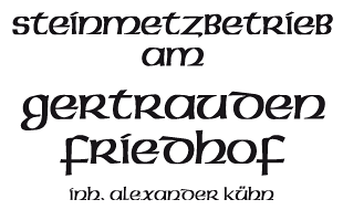 Steinmetzbetrieb-Kühn Am Gertraudenfriedhof in Halle (Saale) - Logo