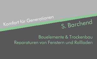 Sylvio Barchend - Bauelemente & Trockenbau in Bernburg an der Saale - Logo