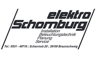 Elektro - Schomburg in Braunschweig - Logo