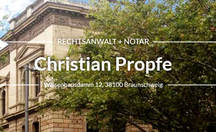 Propfe Christian Rechtsanwalt + Notar in Braunschweig - Logo