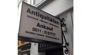 Günther Lamers Antiquitäten und Münzen in Hannover - Logo