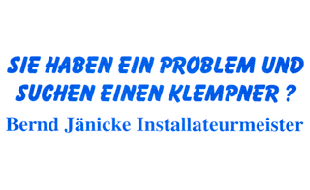 Jänicke Bernd Meister für Gas und Wasserinstallation in Halle (Saale) - Logo