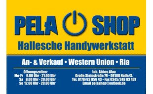 PELA SHOP Hallesche Handy Werkstatt Abbas Alaa in Halle (Saale) - Logo