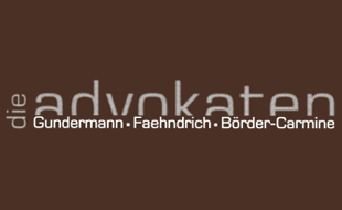 "die advokaten" Gundermann, Faehndrich, Börder-Carmine Fachanwälte Partnerschaft mbB in Hameln - Logo