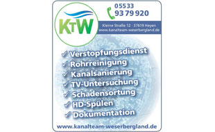 Kanalteam Weserbergland GmbH in Heyen Kreis Holzminden - Logo
