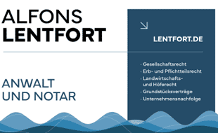 Alfons Lentfort Notar Rechtsanwalt in Warendorf - Logo