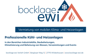 Bocklage EWI Verleih GmbH in Wildeshausen - Logo