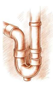 Bild eines Abflusses Bild eines Abflusses
