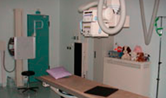 Ein Diagnostikraum des Radiologischen Zentrums Mansfelder Land in Hettstedt