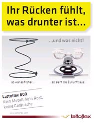 Ihr Rücken fühlt, was drunter ist...