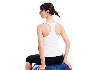 Sitzball: Aufrecht sitzen, gesunder Rücken