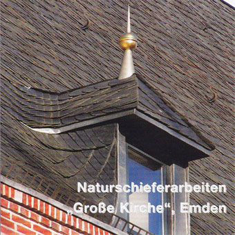 Naturschieferarbeiten "Große Kirche" in Emden