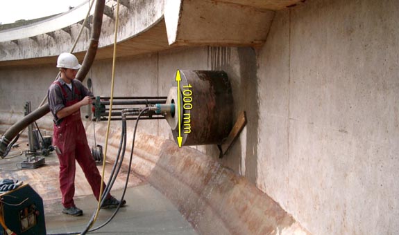 Kernbohrungen mit bis zu 1000 mm Durchmesser Kernbohrungen mit bis zu 1000 mm Durchmesser
