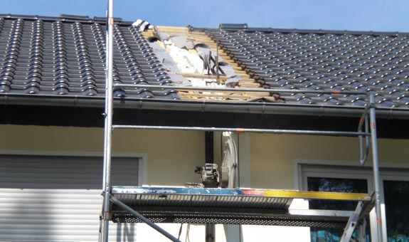 SĂ€gearbeiten am Dach SĂ€gearbeiten am Dach