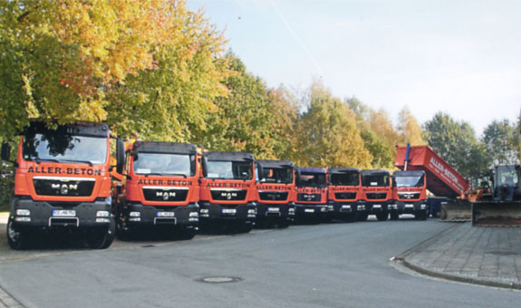 Transporte von Schüttgütern und Transportbeton, Verkauf von  Baustoffe und Schüttgüter aller Art