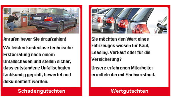 Wir sind Ihr Ansprechpartner für Schadensgutachten und Wertgutachten Wir sind Ihr Ansprechpartner für Schadensgutachten und Wertgutachten