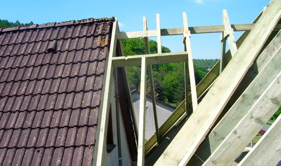 Dachkonstruktionen und Dachstuhl