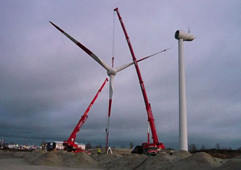 Errichtung / Umrüstung von Windkraftanlagen