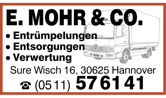Mohr & Co. E. Dienstleistungs GmbH in Hannover - Logo