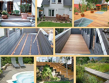 Terrassen, Balkon und Treppen - individuell aus Holz oder Stein Terrassen, Balkon und Treppen - individuell aus Holz oder Stein