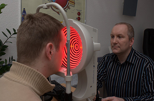 Augenüberprüfung mittels modernster 3D-Technik