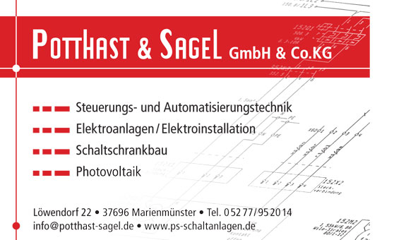 Visitenkarte von Potthast & Sagel GmbH & Co.KG