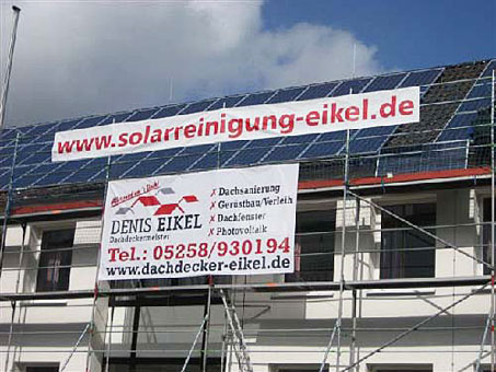 Wir reinigen Ihre Solar- und Photovoltaik-Module