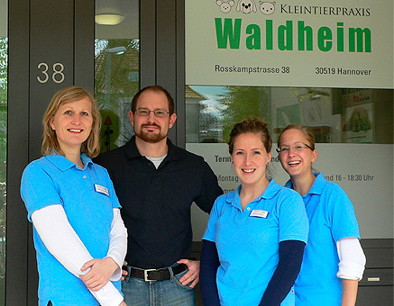 Das Team der Kleintierpraxis Waldheim