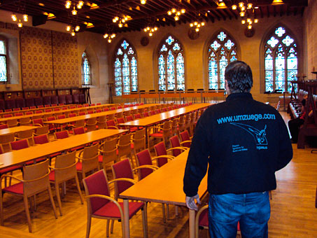 Arbeiten im Stadtweinhaus/Rathaus Münster, Westf.