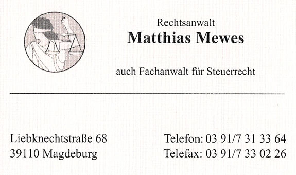 Kanzlei Matthias Mewes Kanzlei Matthias Mewes