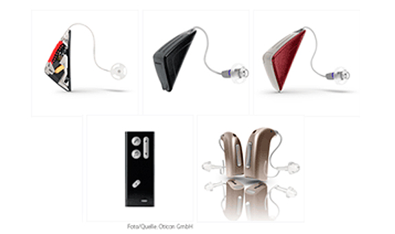 Aktuelle Hörgeräte - unterschiedliche Modelle und Stile