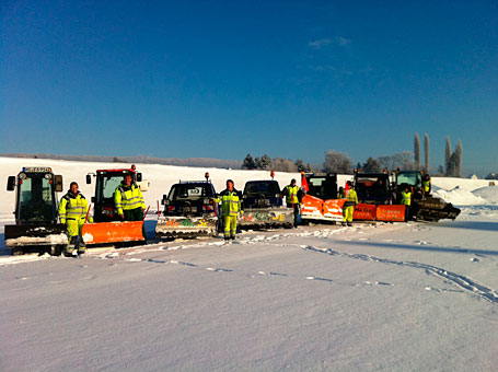 Unsere Winterdienst-Fahrzeuge