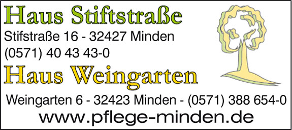 Alten- und Pflegeheim Haus Weingarten in Minden Alten- und Pflegeheim Haus Weingarten in Minden