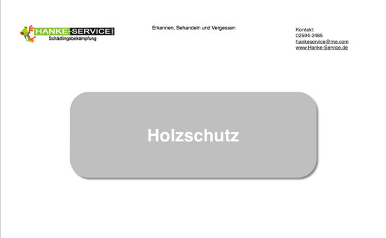 Holzschutz