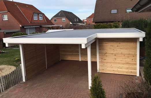 Sie benötigten einen Abstellplatz für Fahrräder oder eine Gerätekammer? Kein Problem! Da wir Ihren Carport individuell planen. Sie benötigten einen Abstellplatz für Fahrräder oder eine Gerätekammer? Kein Problem! Da wir Ihren Carport individuell planen.