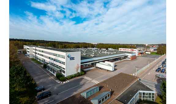 Das Firmengelände der Firma Elster GmbH in Lotte