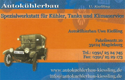 Unsere Kompetenz als Spezialwerkstatt für Motorkühlung, Kraftstofftanks und Klimaanlagen macht uns zu einem zuverlässigen Partner für unsere Kunden im Raum Magdeburg. Unser ca. 80 Jahre alter Familienbetrieb legt größten Wert auf Ihre Zufriedenheit und bietet Ihnen deshalb Meisterqualität zu erschwinglichen Preisen