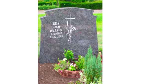 Einzel- und Familengrabsteine Einzel- und Familengrabsteine