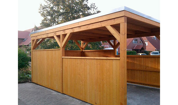 Carport aus Holz