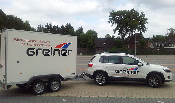 Schulungsfahrzeug für den Führerschein Klasse B / BE - Fahrschule Greiner aus Gifhorn