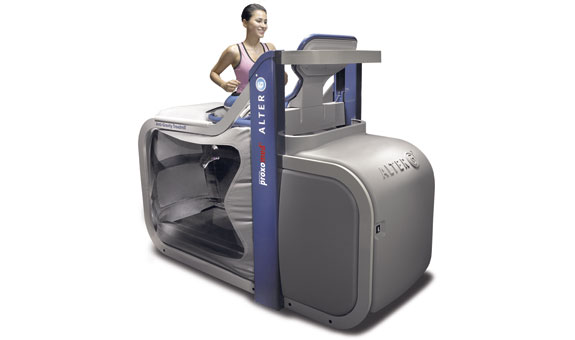 AlterG® - Ein computergesteuertes, stufenlos verstellbares Laufbandsystem AlterG® - Ein computergesteuertes, stufenlos verstellbares Laufbandsystem