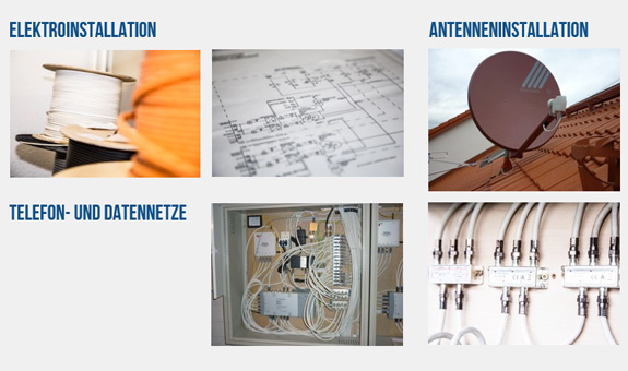 Elektroinstallation - Antenneninstallation - Telefon- und Datennetze Elektroinstallation - Antenneninstallation - Telefon- und Datennetze