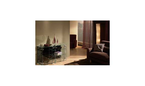 Regal aus Glas Regal aus Glas