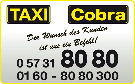 Taxi Cobra ist Ihr kompetenter und fairer Partner für Personenbeförderung