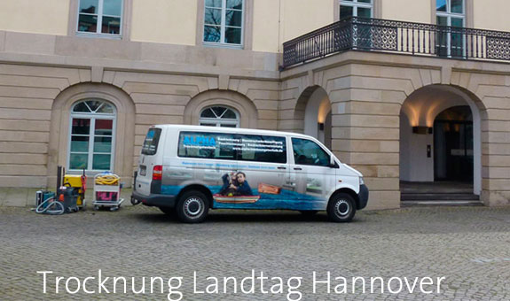 Trocknung Landtag Hannover