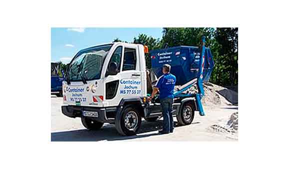 Baustofflieferung mit Container Baustofflieferung mit Container