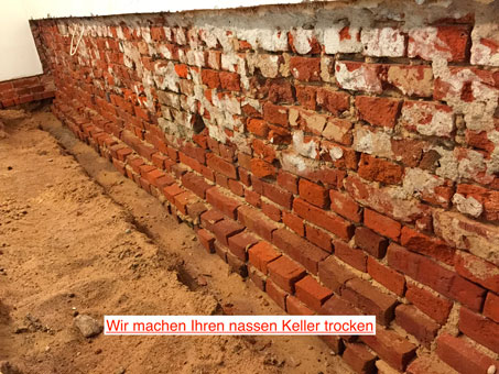Wir machen Ihren nassen Keller trocken Wir machen Ihren nassen Keller trocken